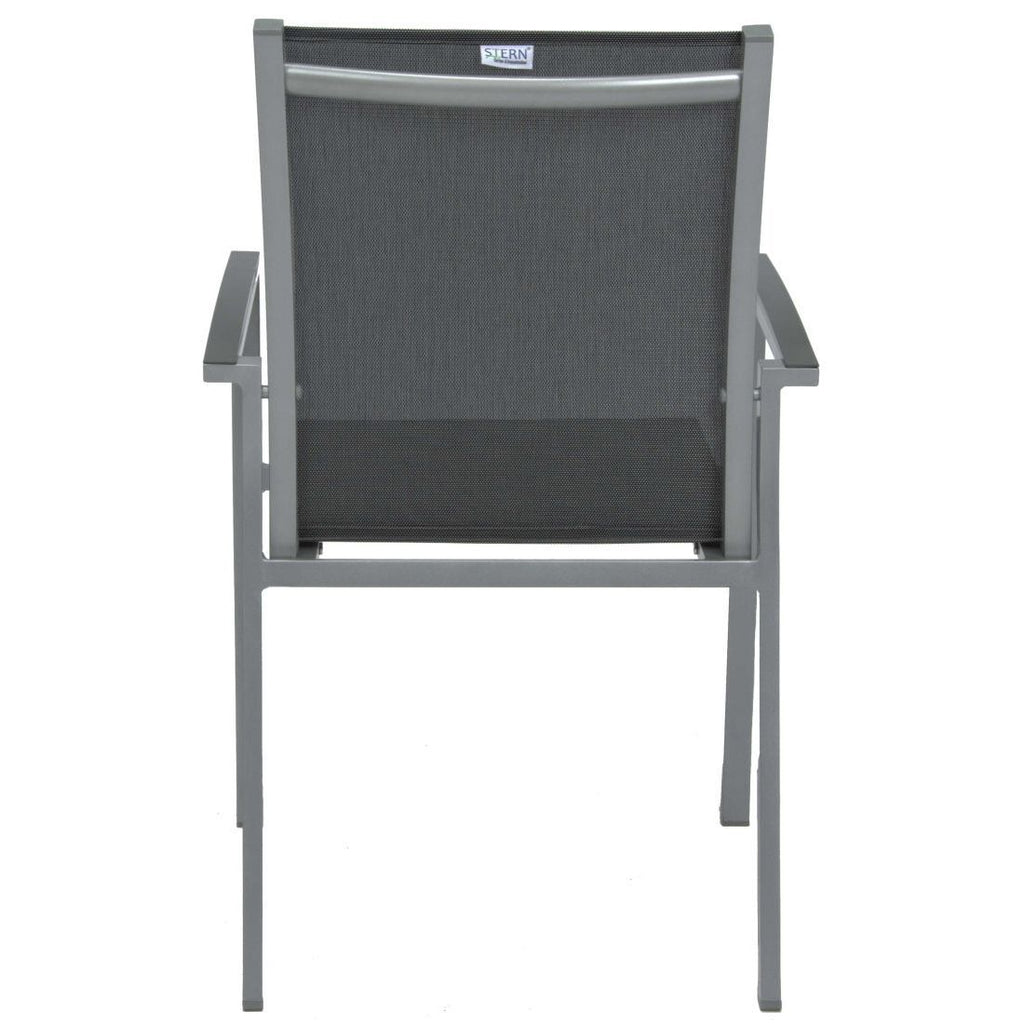 Stabelbare Stabelstol ute New Levanto aluminium/textilen - Stern stablet