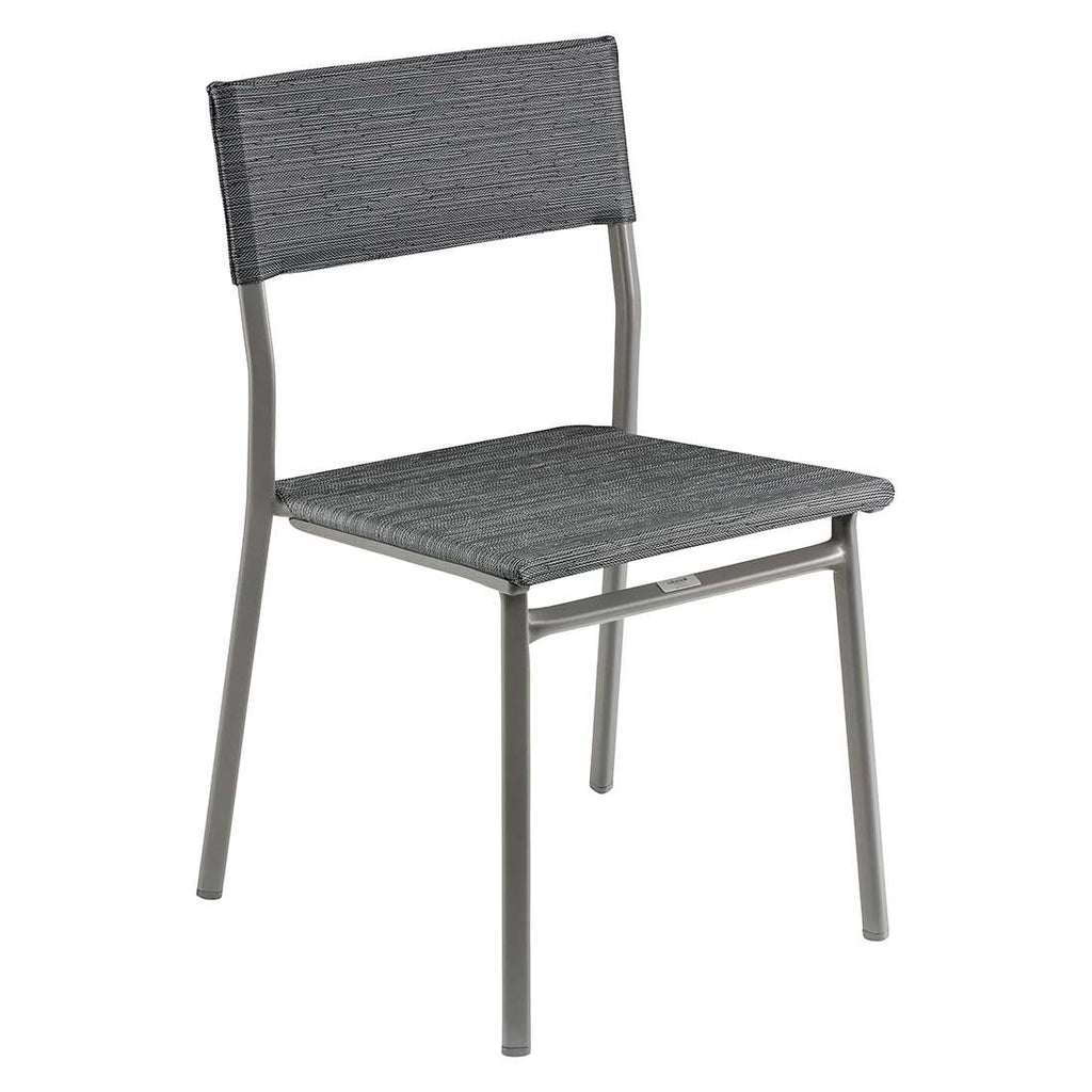 Detalj av Stabelstol ute Oron stål/Batyline 50x49 cm - Lafuma sitteflate