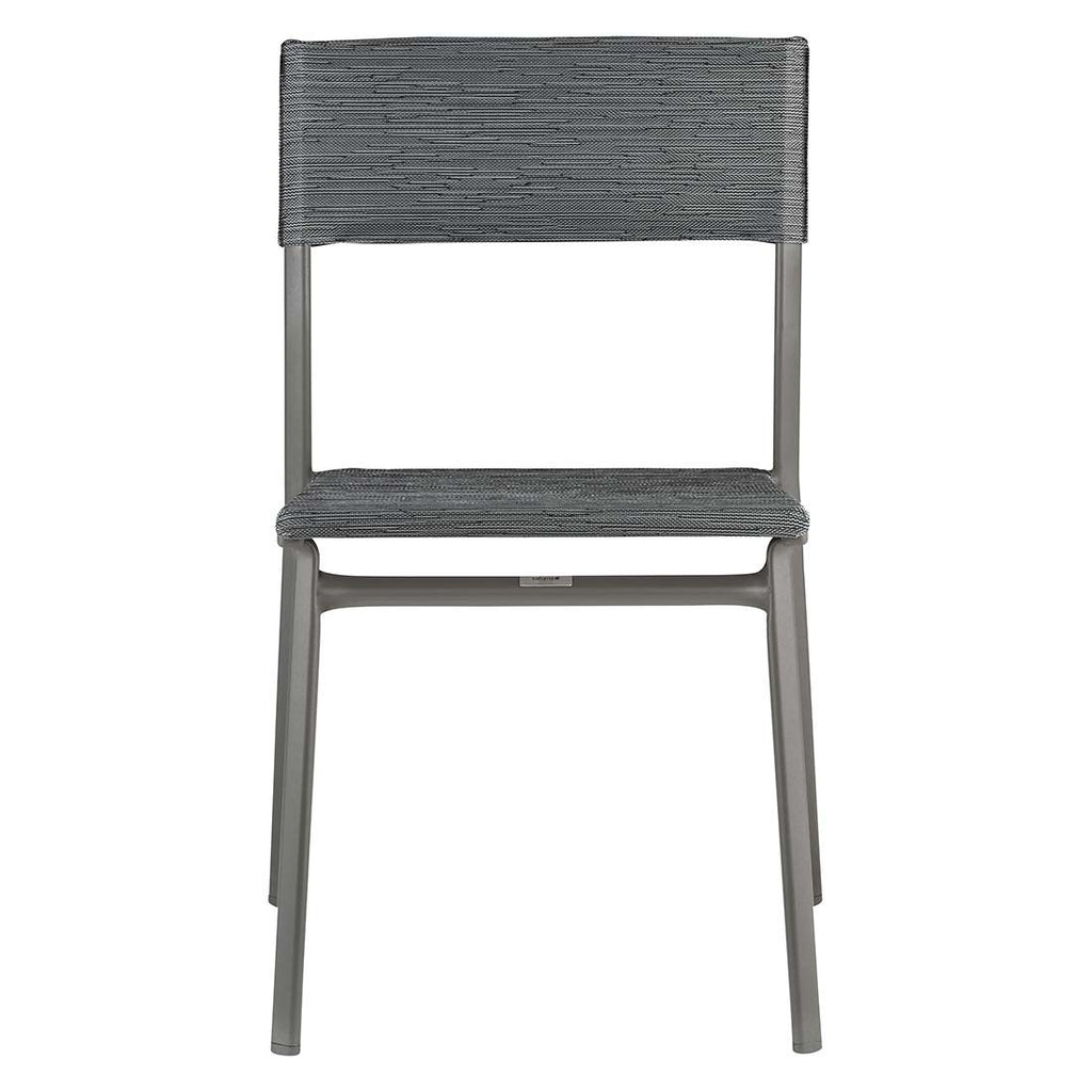 Nærbilde av stålramme på Stabelstol ute Oron stål/Batyline 50x49 cm - Lafuma