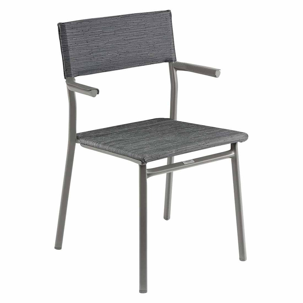 Detalj av stoffet Batyline på Stabelstol ute Oron stål/Batyline 58 cm - Lafuma