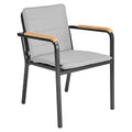 Stabelstol ute Pepe aluminium polyakryl foran Stern