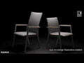 Stabelstol ute Rasmus aluminium Sunbrella forfra
