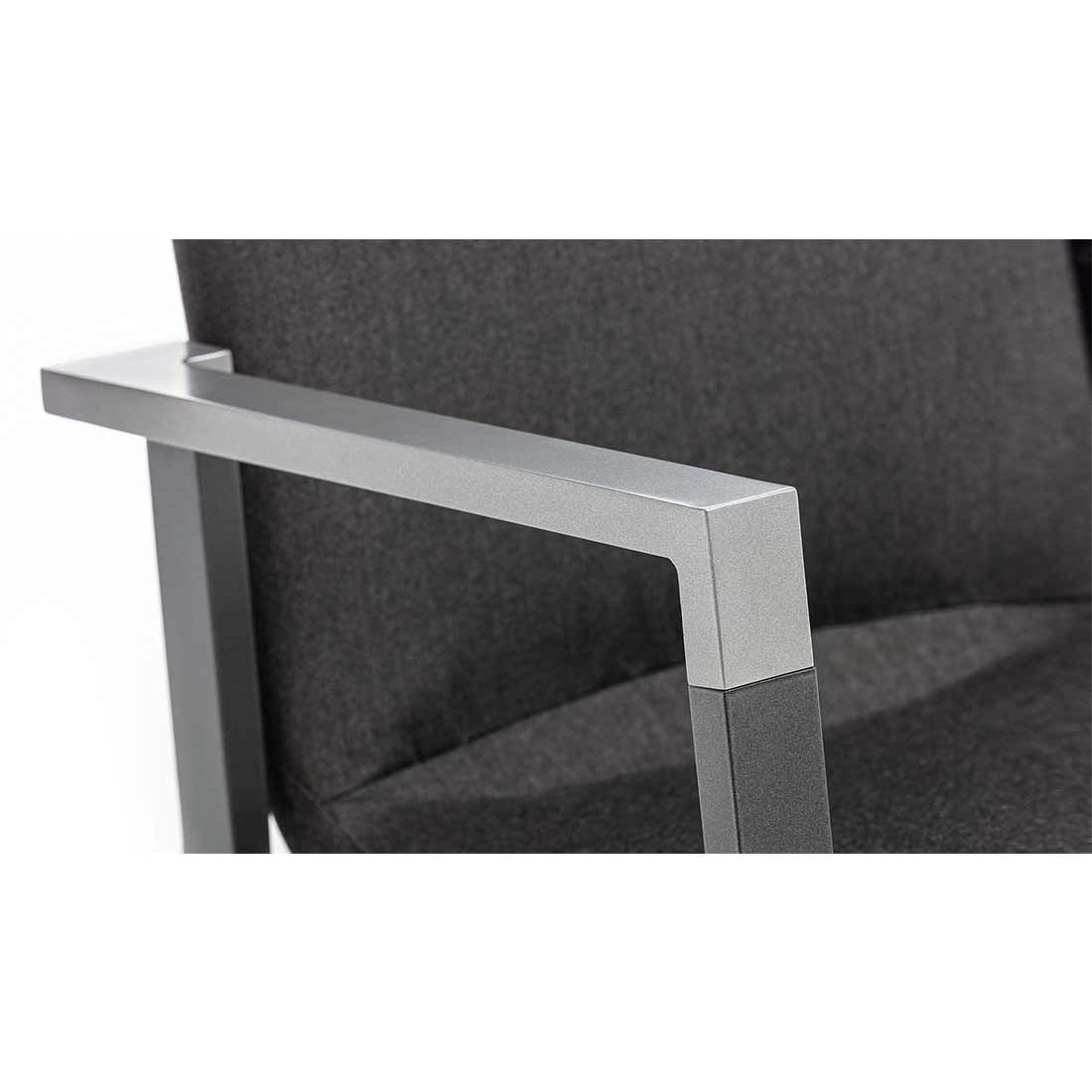 Stabelstol ute Rasmus aluminium Sunbrella antrasitt stablet