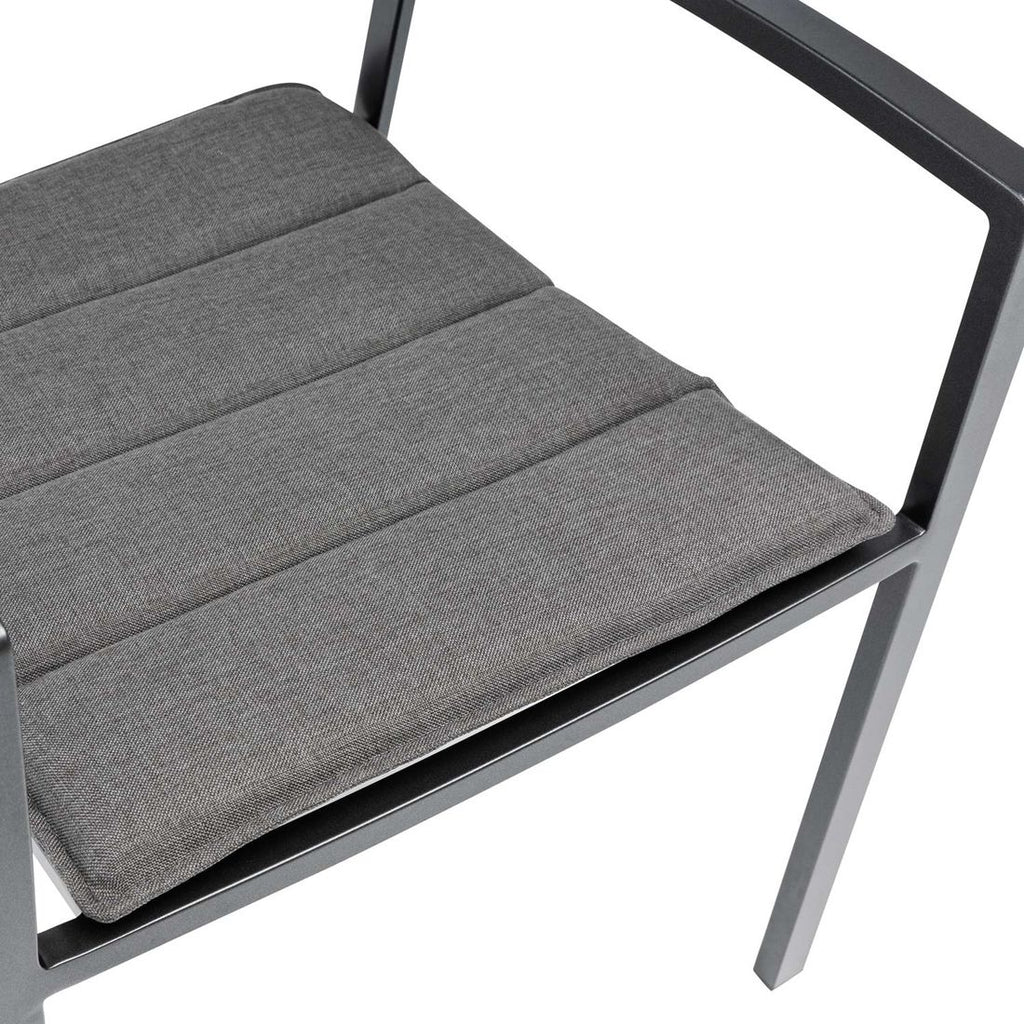 Stabelstol ute Rouen aluminium/olefin i hage