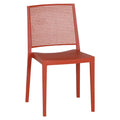 Stabelstol ute Square plast 46x56 cm - Siena Garden forfra