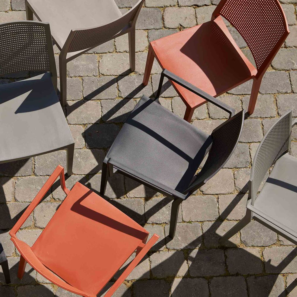 Stabelstol ute Square plast 46x56 cm - Siena Garden