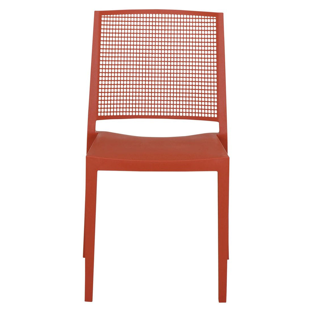 Montert Stabelstol ute Square plast 46x56 cm - Siena Garden i uterom