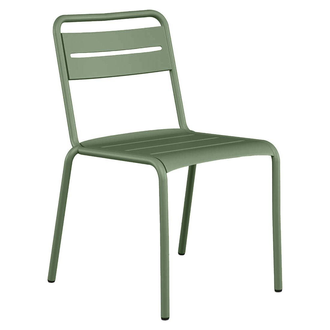 Stabelstol ute Star stål 54x61 cm - emu forfra
