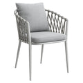 Stabelstol ute Sunrepo aluminium tau med puter forfra