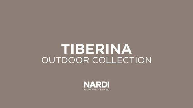 Stabelstol ute Tiberina plast 59x55,5 cm - Nardi forfra