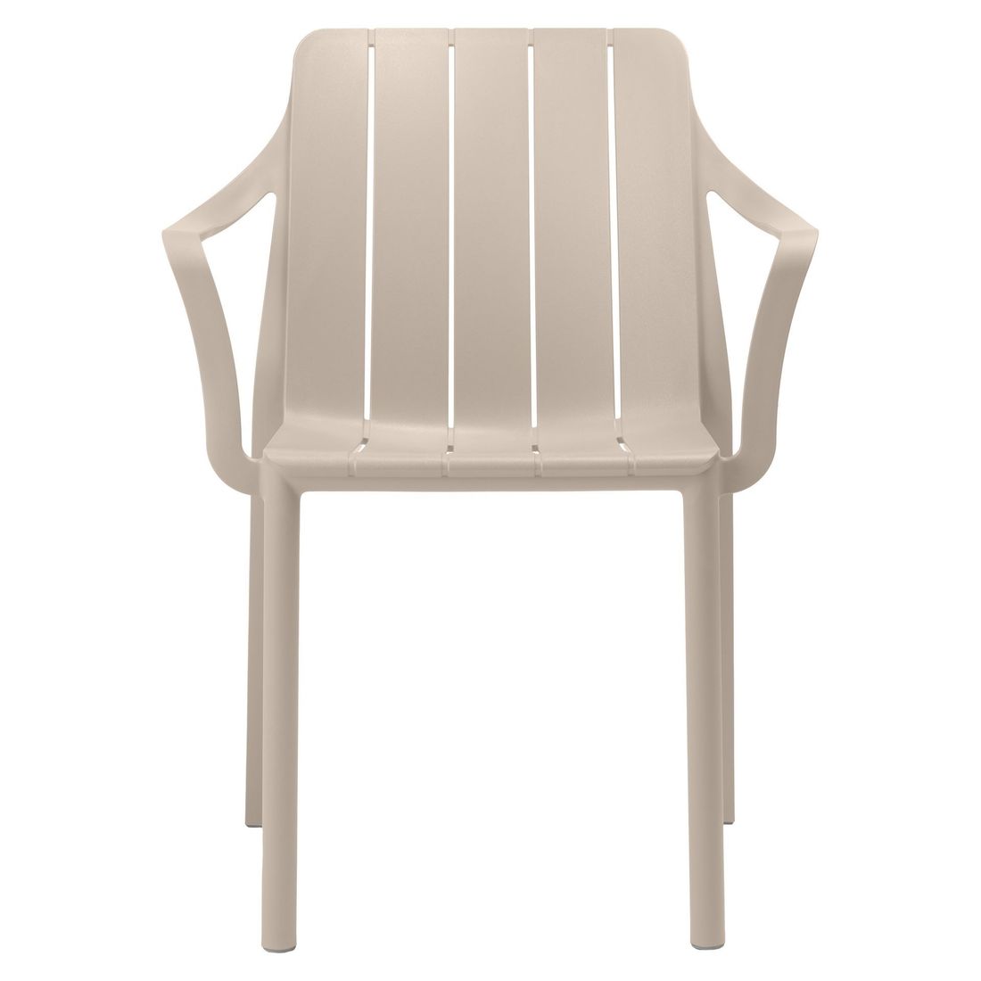 Nærbilde av materiale på Stabelstol ute Tiberina plast 59x55,5 cm - Nardi
