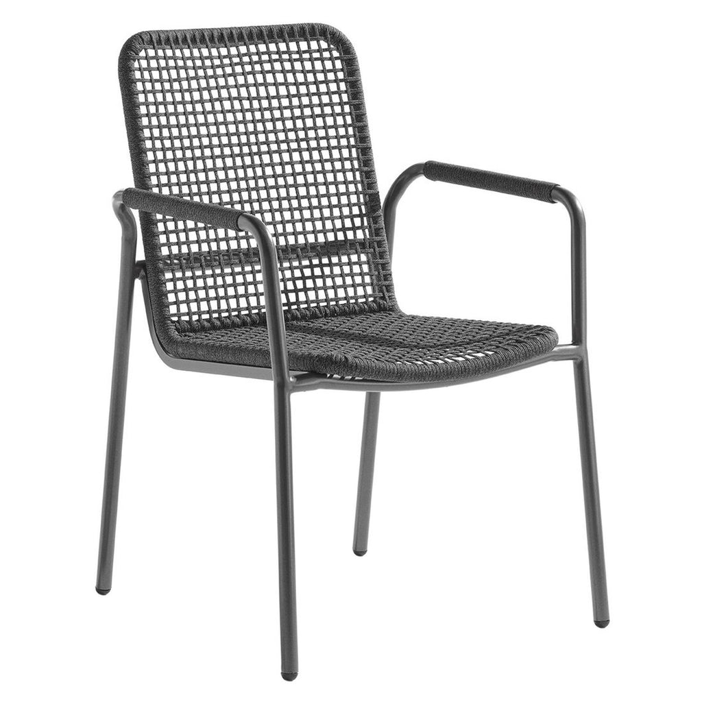 Stabelstol ute Ticco aluminium/tau 59x64,5 cm forfra