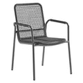 Stabelstol ute Ticco aluminium/tau 59x64,5 cm forfra