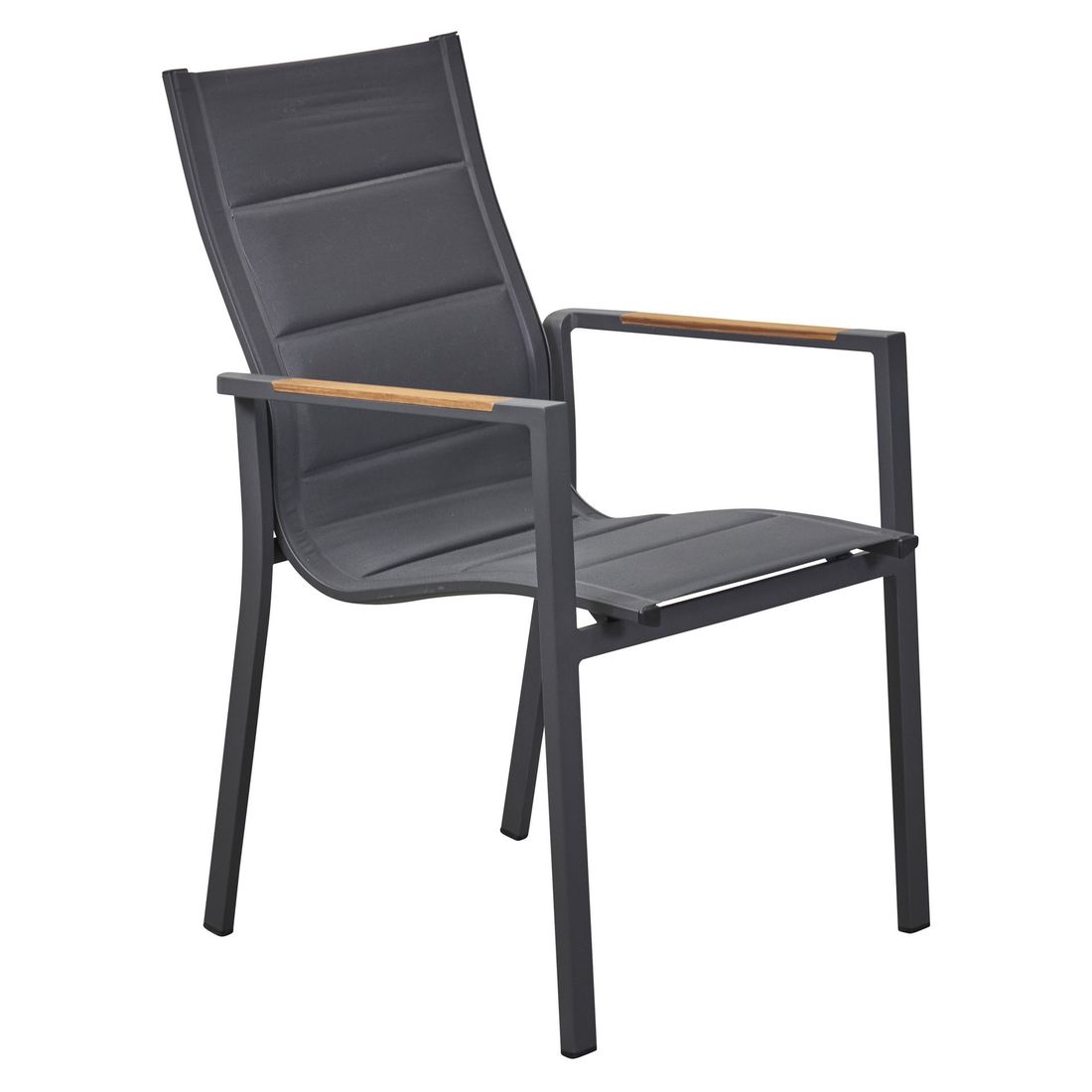 Stabelstol ute Unicamo aluminium/textilen - LC Garden forfra
