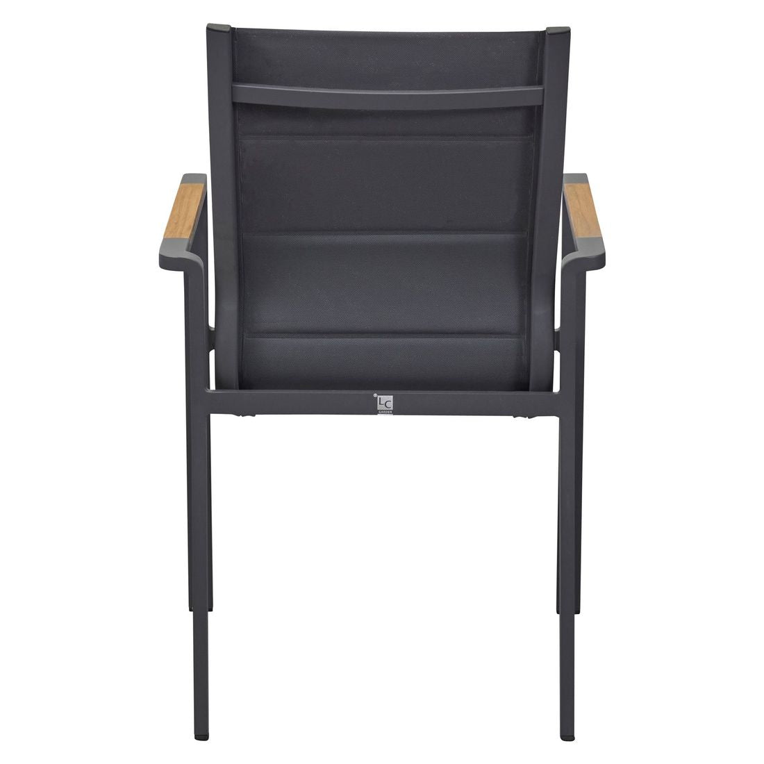 Stabelstol ute Unicamo aluminium/textilen - LC Garden stablet