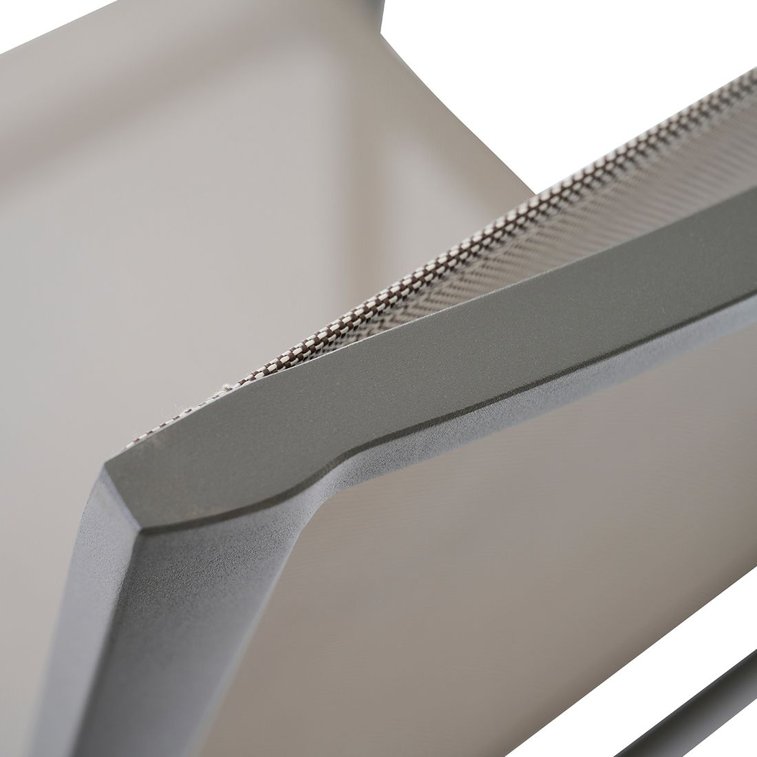 Stabelstol Velia aluminium/textilen taupe - Siena Garden