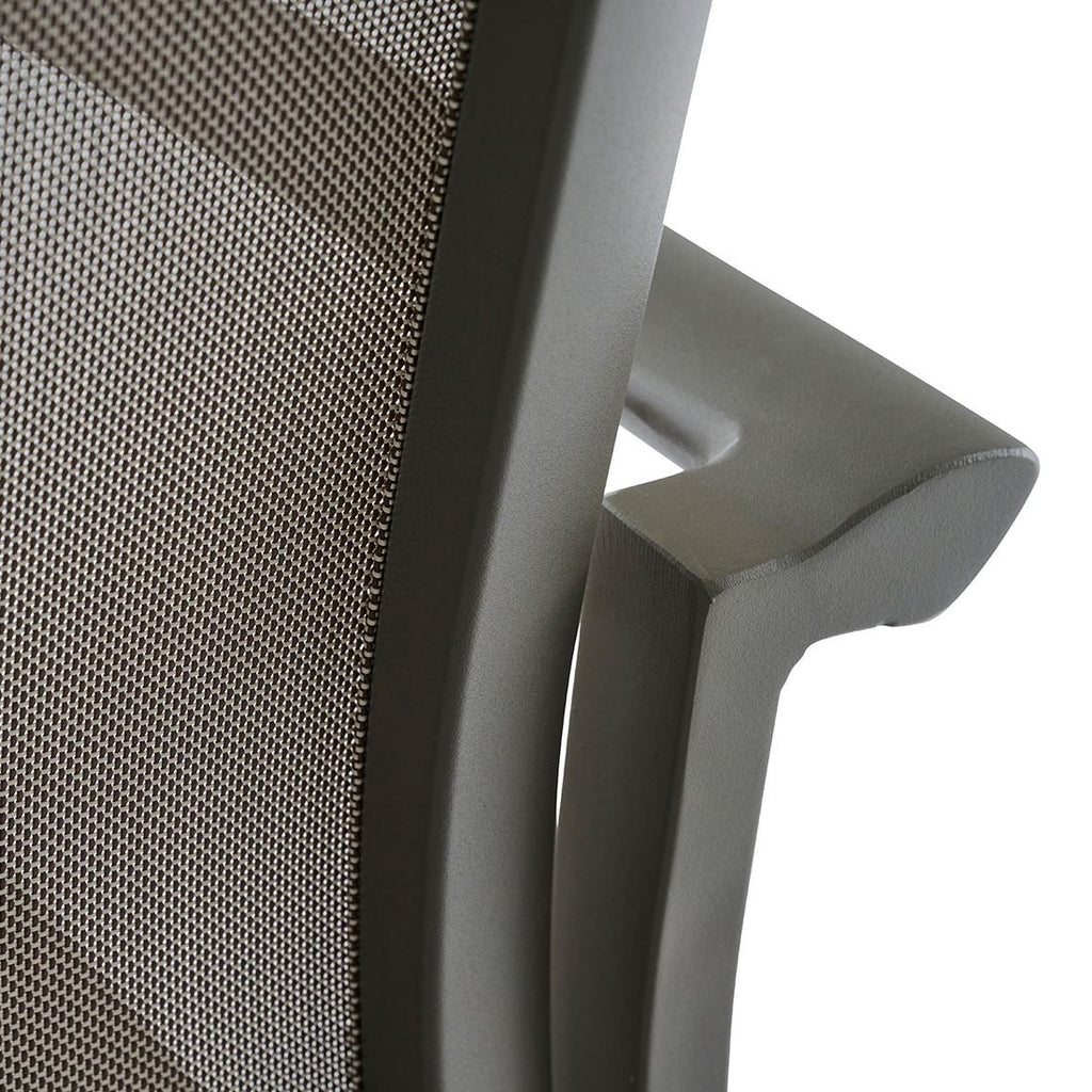 Stabelstol Velia aluminium/textilen taupe - Siena Garden