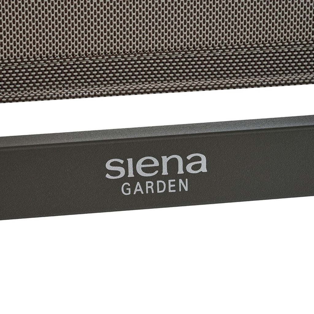 Stabelstol Velia aluminium/textilen taupe - Siena Garden