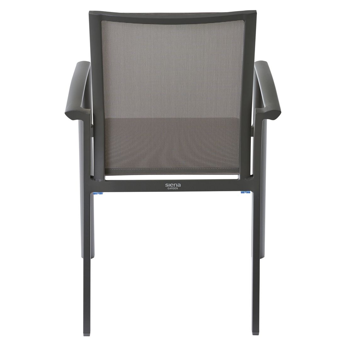 Stabelstol Velia aluminium/textilen taupe - Siena Garden