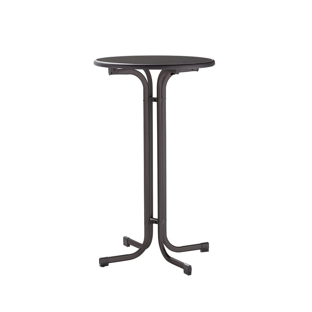 Ståbord Boulevard sammenleggbart Ø70 cm stål/HPL front