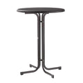 Ståbord Boulevard sammenleggbart Ø86 cm stål HPL fra Sieger for utebruk