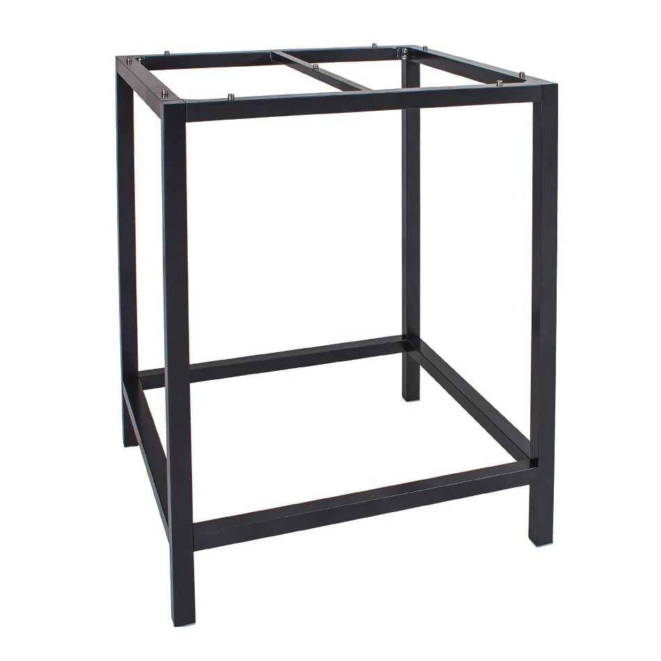 Ståbord understell 80x80 cm aluminium grafitt - Stern forfra