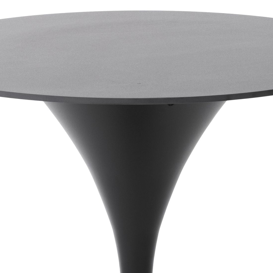 Montert Ståbord ute Bari Ø70 cm aluminium/sinterstone - LC Garden på terrasse