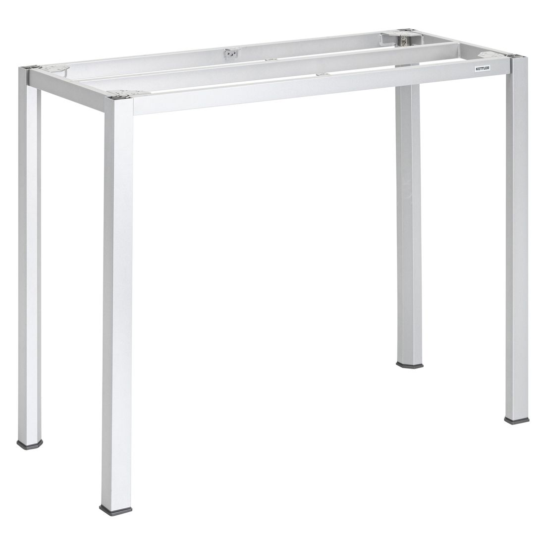 Ståbord ute Cubic bordunderstell aluminium 140x70 cm - Kettler forfra