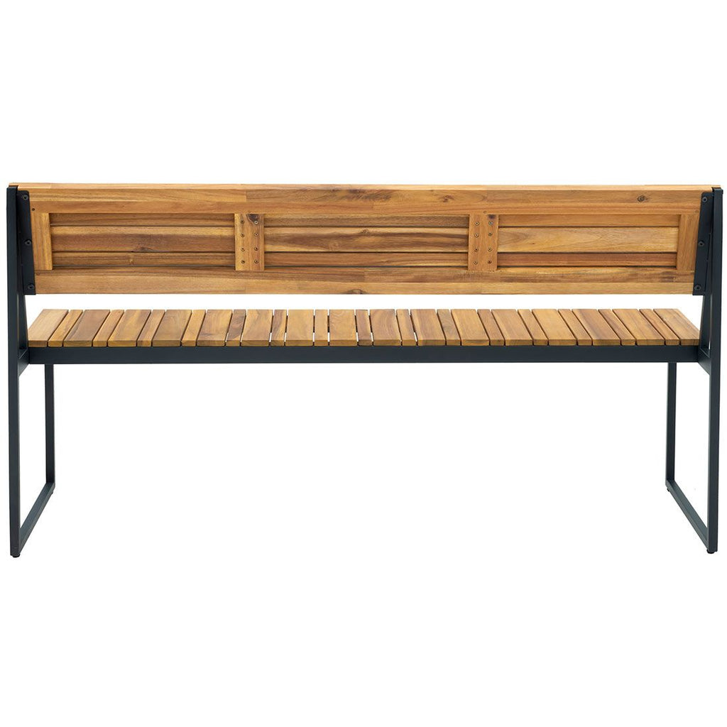 Stålramme på hagebenk Floris stål/akasie 150 cm