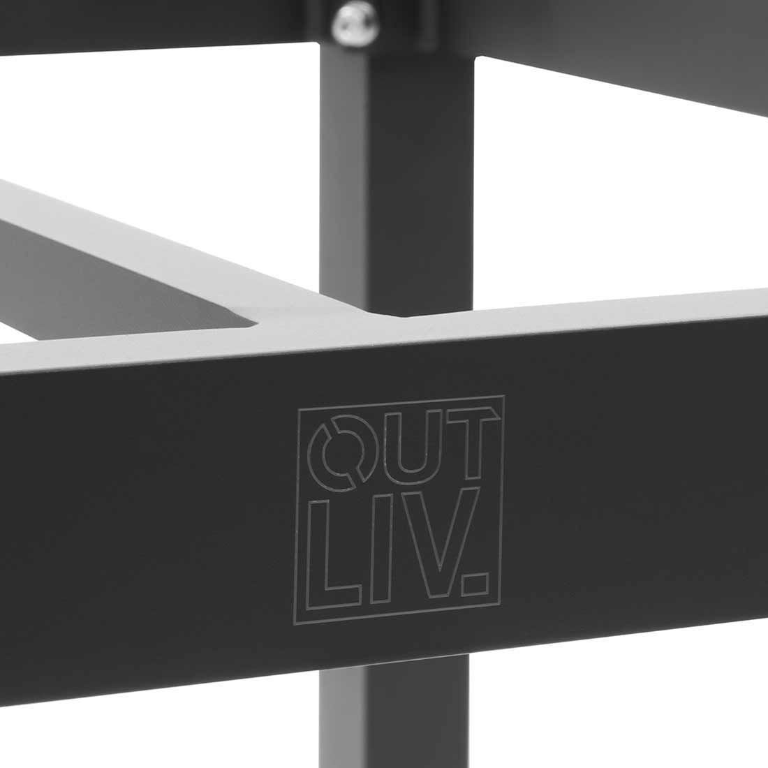 Hagemøbelsett Evoee 4 plasser, aluminium 160x90 cm - Stern