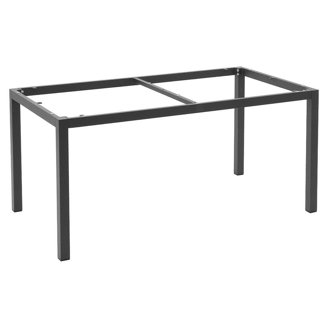 Hagemøbelsett Evoee 4 plasser, antrasitt/karbon 160x90 cm - Stern