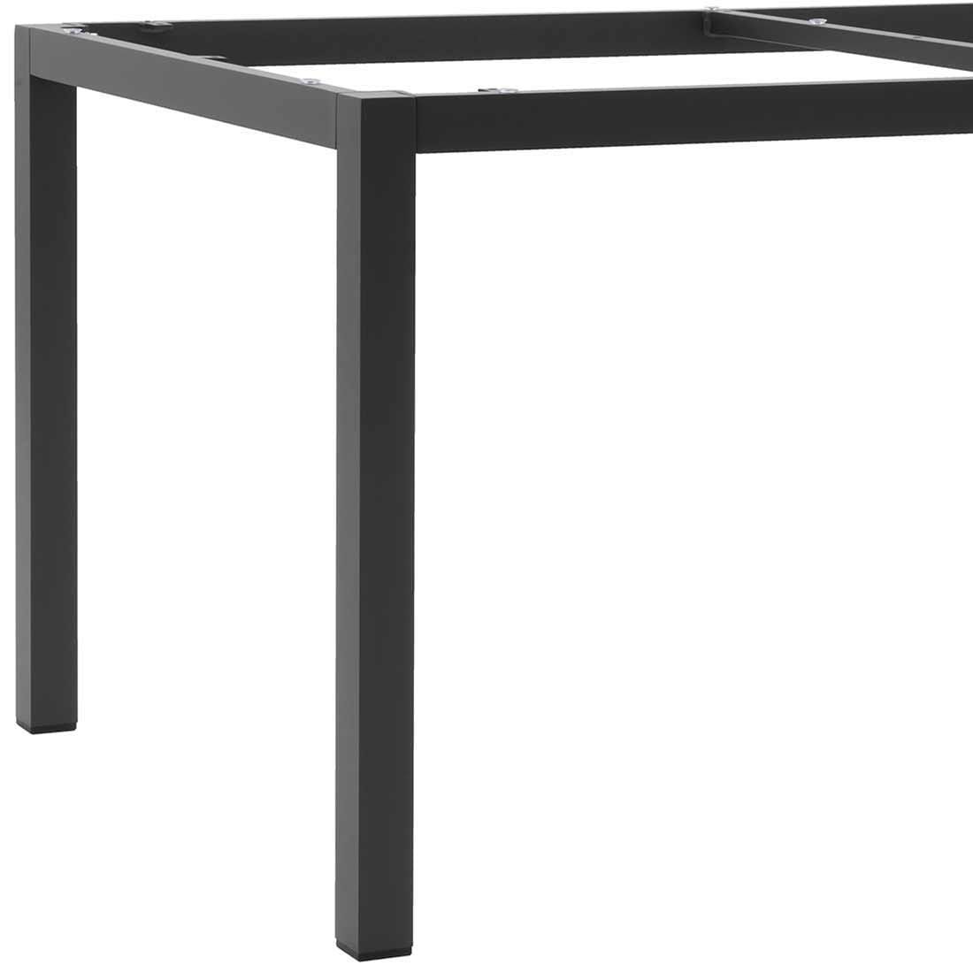 Hagemøbelsett Evoee 4 plasser, antrasitt/karbon 160x90 cm - Stern