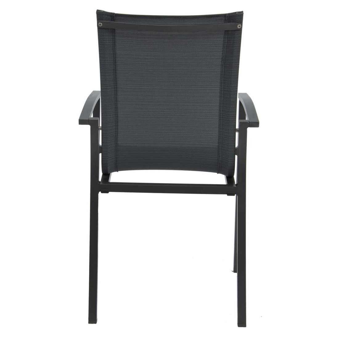 Hagemøbelsett Evoee 4 plasser, antrasitt/karbon 160x90 cm - Stern
