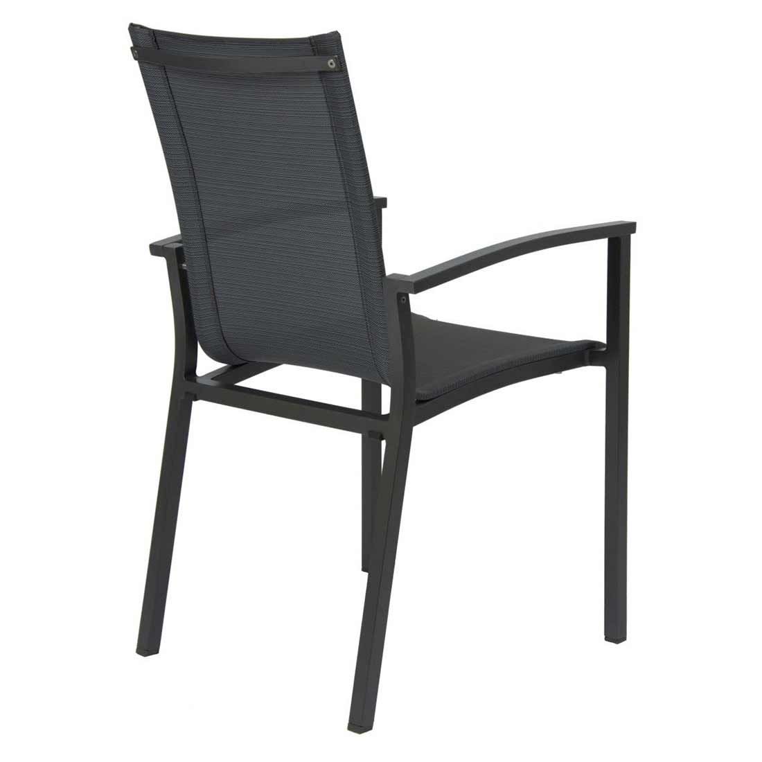 Hagemøbelsett Evoee 4 plasser, antrasitt/karbon 160x90 cm - Stern