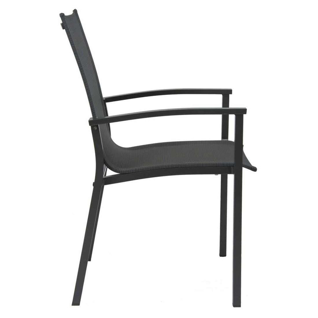 Hagemøbelsett Evoee 4 plasser, antrasitt/karbon 160x90 cm - Stern
