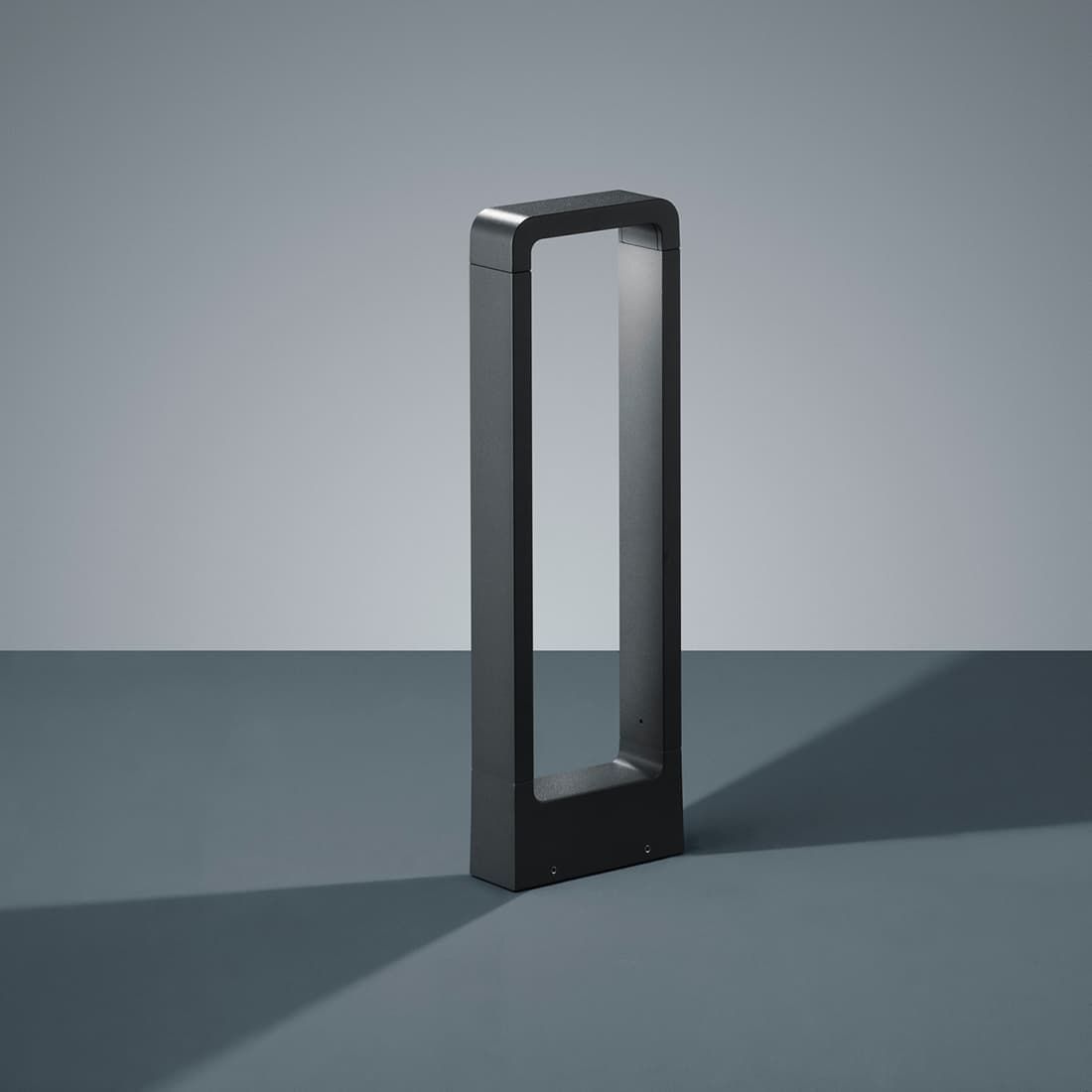 Detalj av Stilampe Reno aluminium antrasitt 50 cm