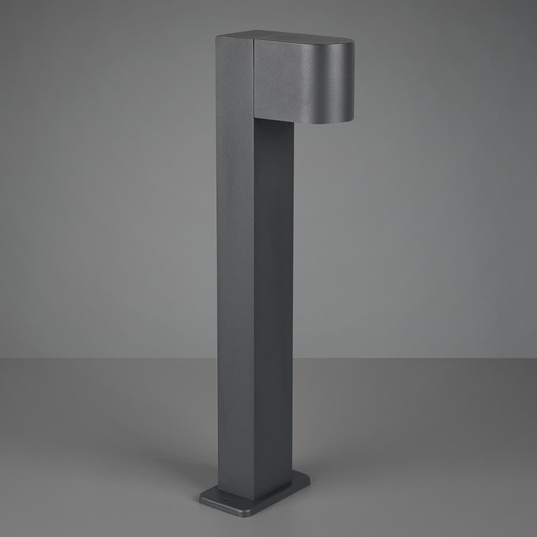Stilampe Roya aluminium antrasitt 50 cm sideprofil
