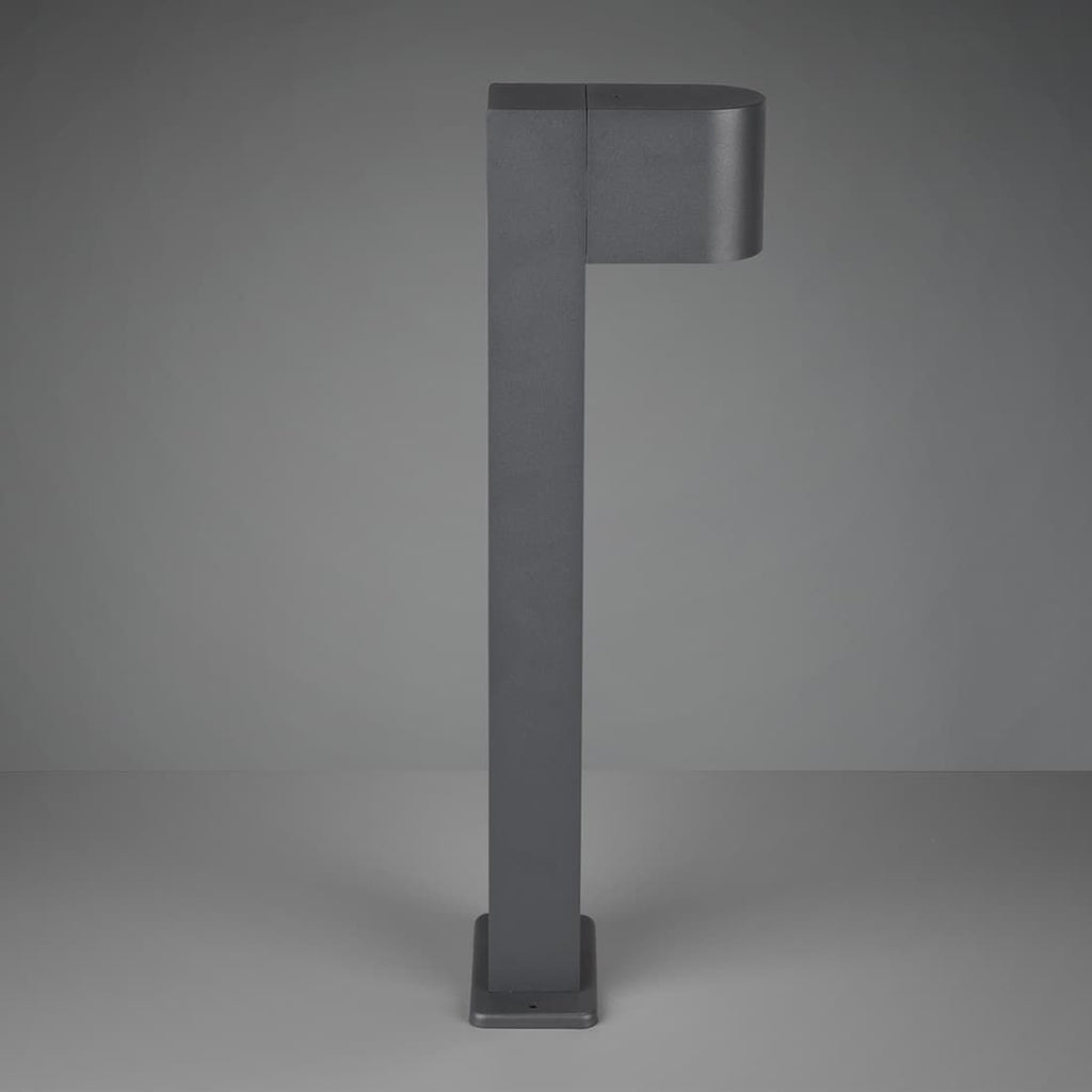 Stilampe Roya aluminium antrasitt 50 cm i hage