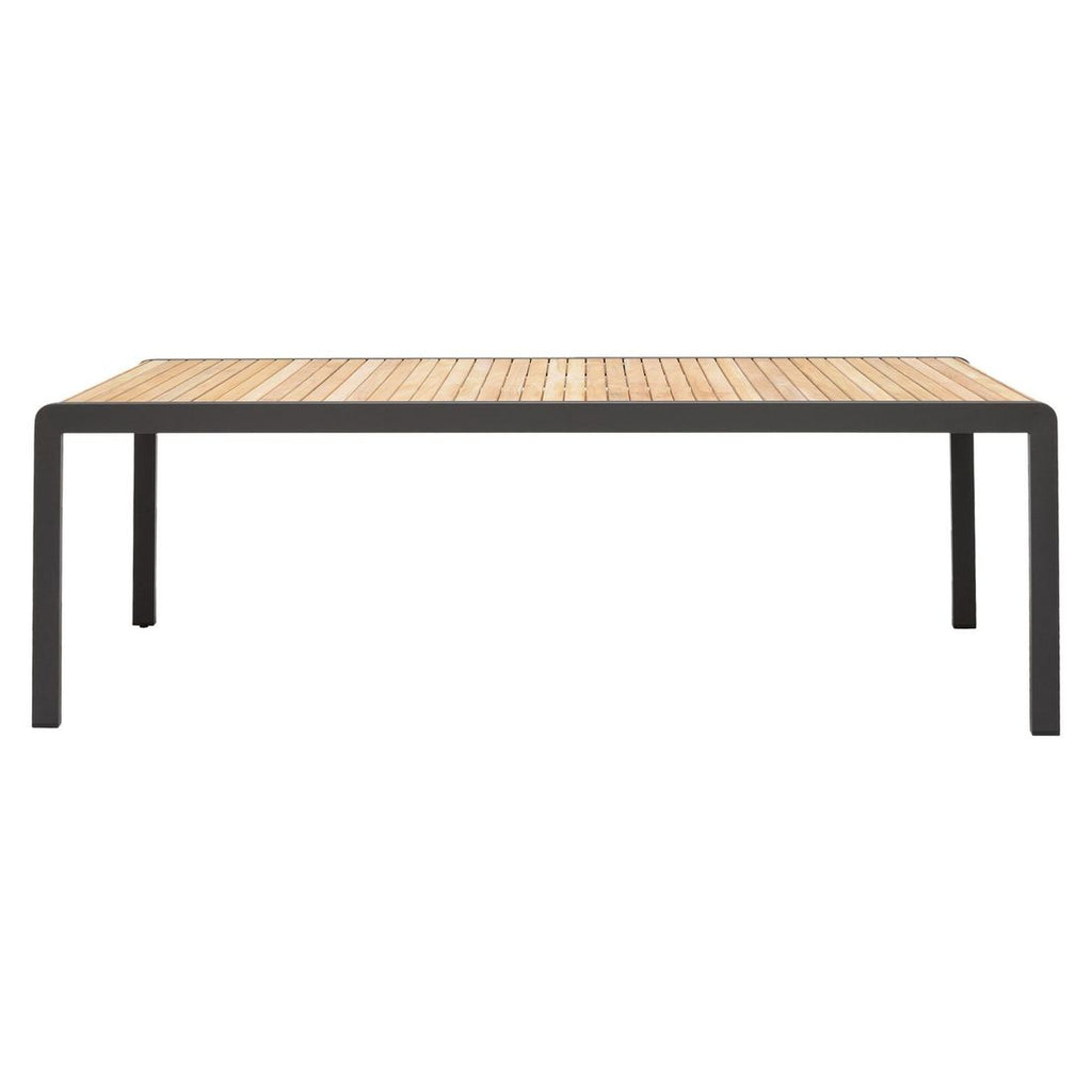 Sidebilde av stol i Hagemøbelsett Espoo 6 plasser aluminium 221x95 cm