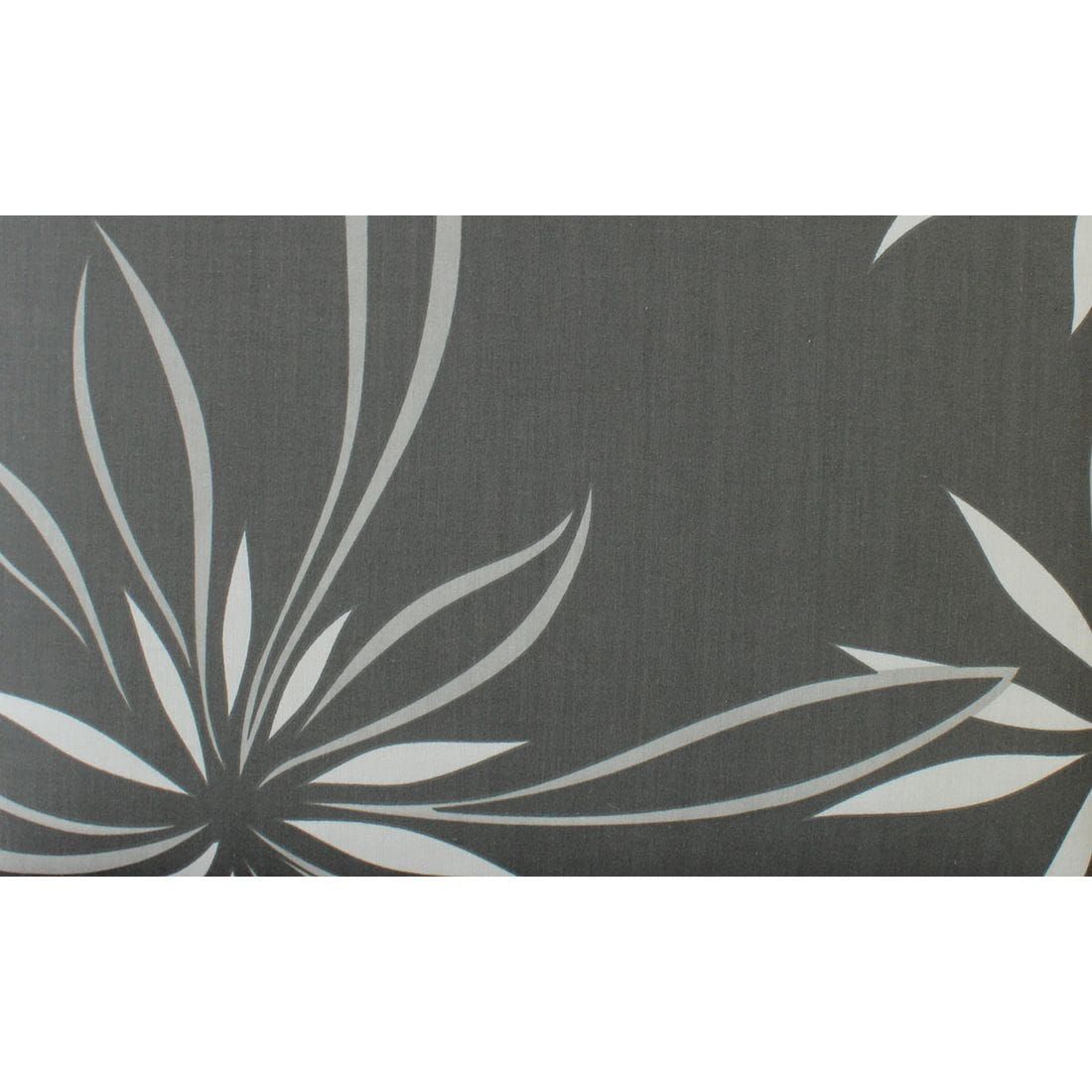 Stolpute Florence midtrygg 50x110 cm grå blomster sammenrullet