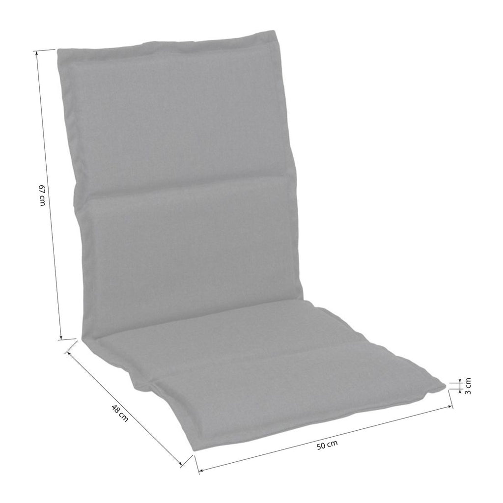 Stolpute mellomrygg 50x115 cm kunstfiber antrasitt - Stern bakside