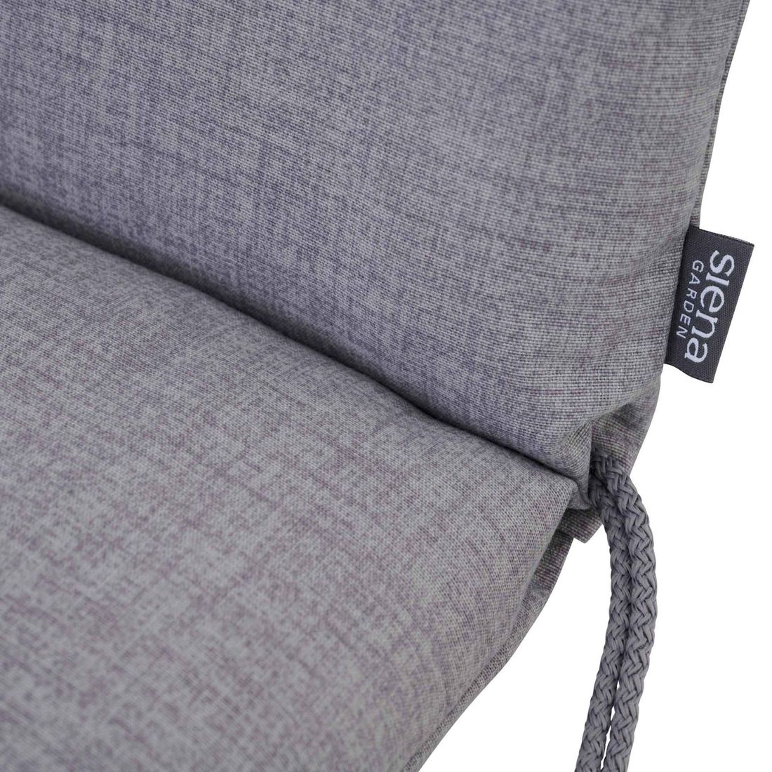 Detalj av tekstilmateriale på Stolpute mellomrygg Comfort 48x110 cm grå