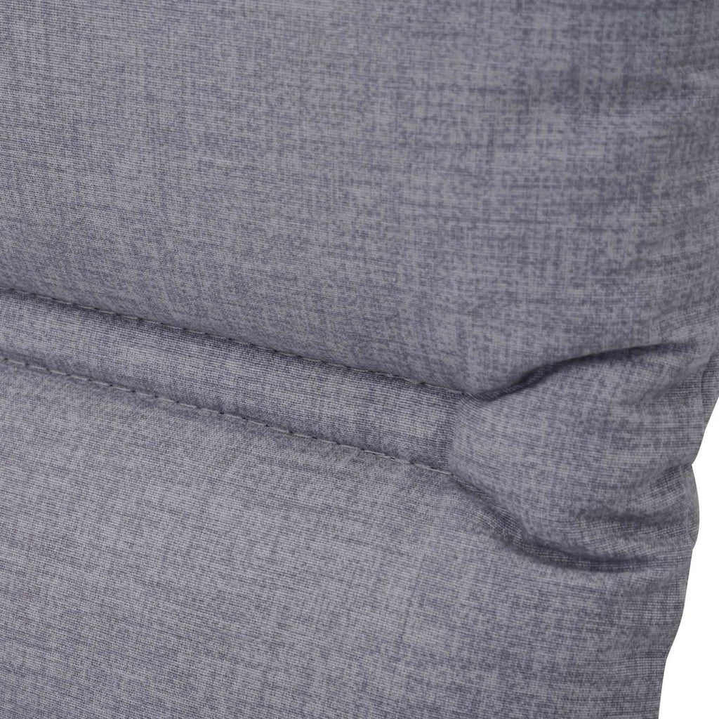 Stolpute mellomrygg Comfort 48x110 cm grå montert på stol