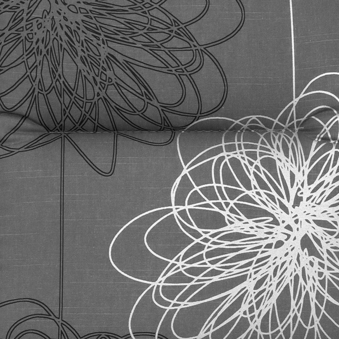 Stolpute mellomrygg Florida 50x110 cm bomull antrasitt detalj