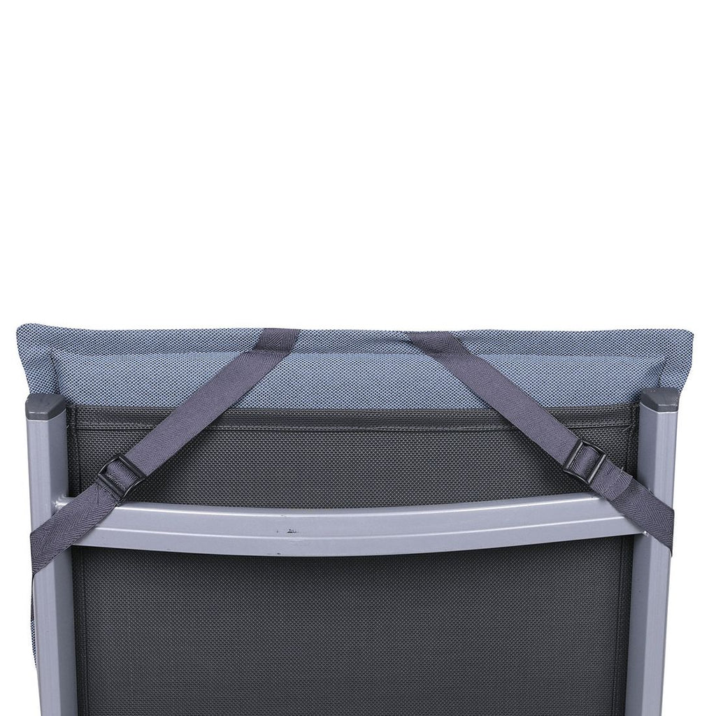 Stolpute midtrygg 46x108 cm polyester blå - GO-DE detalj av stoff