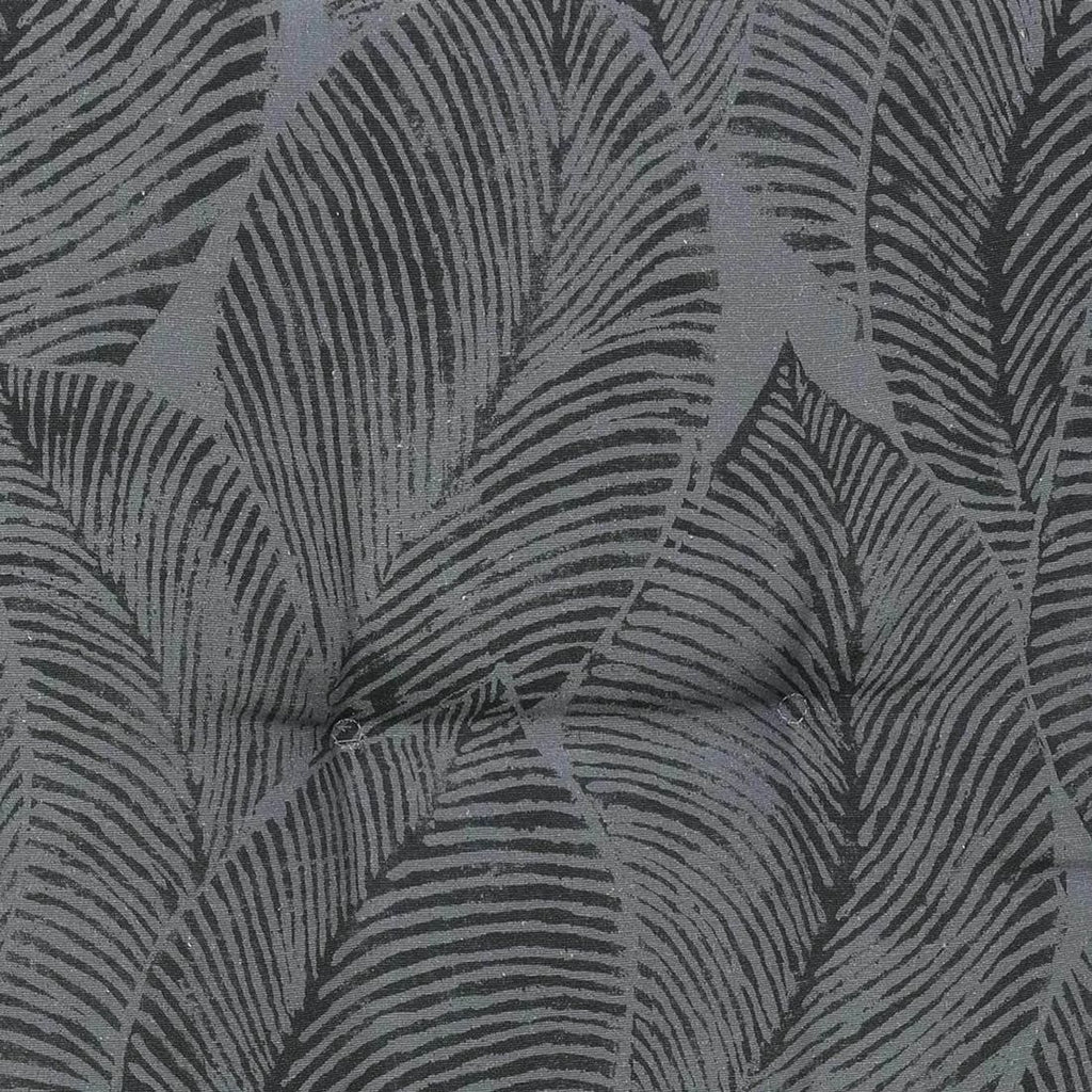 Nærbilde av tekstil på stolpute midtrygg 50x108 cm blandingsstoff antrasitt