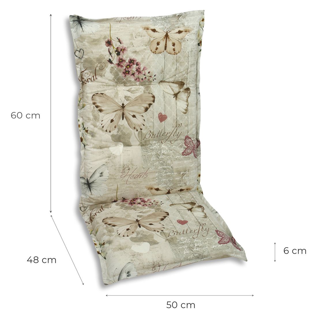 Stolpute midtrygg 50x108 cm blandingsstoff natur - GO-DE bakside