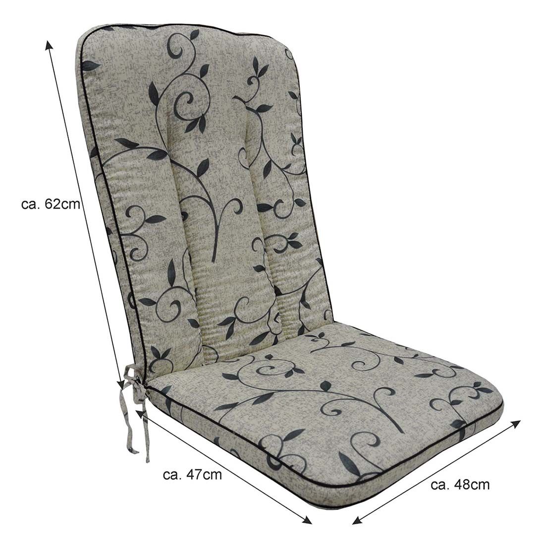 Detalj av stolpute Romeo Elegance midtrygg 48x109 cm beige