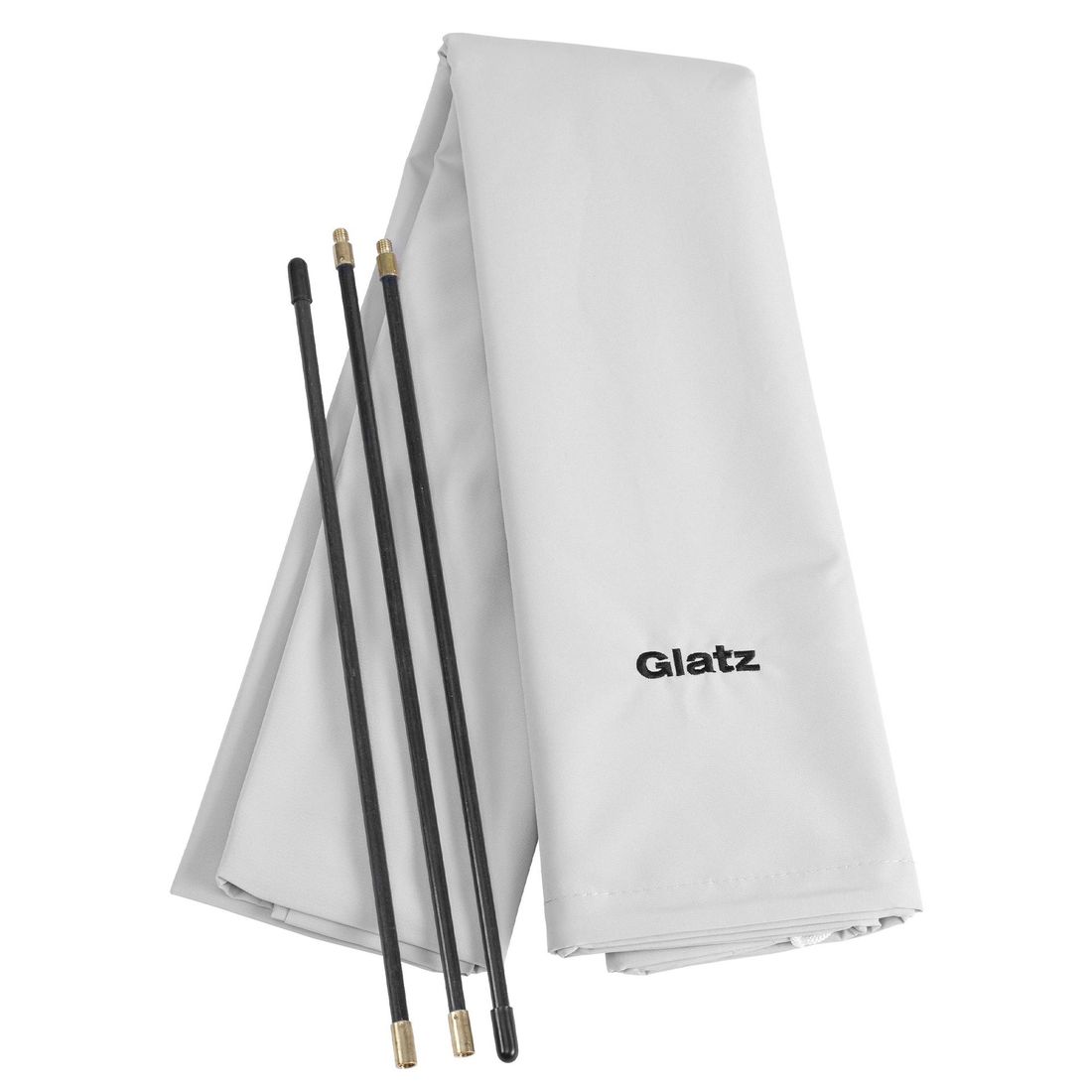 Støttestang 3-delt for møbeltrekk plast 120 cm bakside