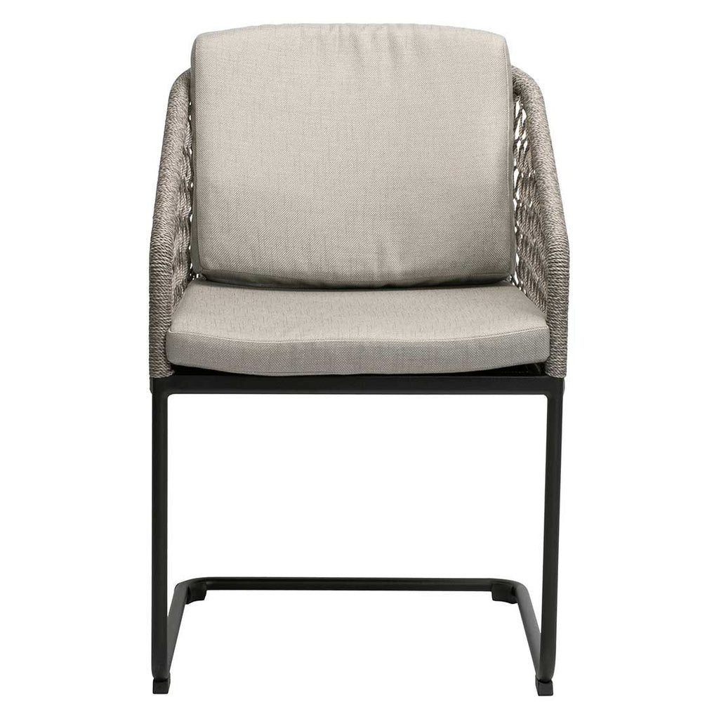 Svingstol Odea aluminium og tau 58x62 cm - Stern bakside